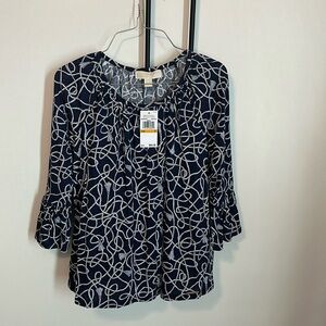 Michael Kors Women’s Top - Navy - S